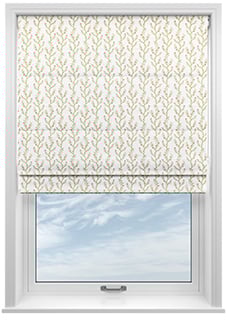 Boughton Faux Silk, Ruby - Motorised Roman Blind